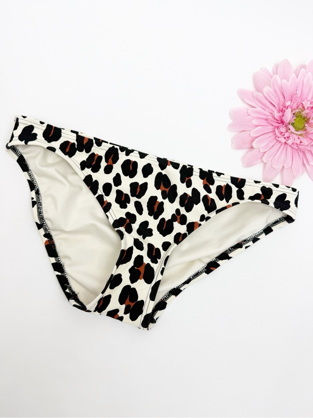 Kate Spade Leopard Animal Print Bikini Set Halter Top Bottoms Two(2) Piece Swim - Picture 11 of 14